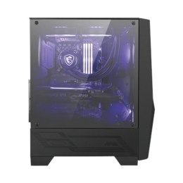 MSI MSI MAG FORGE 100M Obudowa PC, Mid-Tower, USB 3.2, Czarny MSI | MAG FORGE 100M | Czarny | ATX | Zasilacz w zestawie Nie