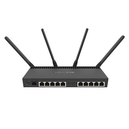 MikroTik MikroTik | RB4011iGS+5HacQ2HnD-IN | 802.11ac | 10/100/1000 Mbit/s | Porty Ethernet LAN (RJ-45) 10 | Obsługa sieci mesh Nie | MU-