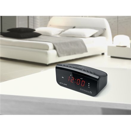Muse Muse | M-12CR | Funkcja alarmu | Czarny | Zegar radiowy PLL