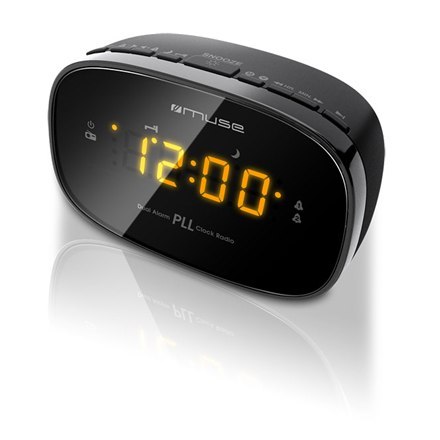 Muse Muse | M-150CR | Funkcja alarmu | Czarny | Zegar radiowy PLL