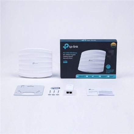 TP-LINK TP-LINK | EAP225 | Punkt dostępowy | 802.11ac | 2.4GHz/5GHz | 450+867 Mbit/s | 10/100/1000 Mbit/s | Porty Ethernet LAN (RJ-45) 1