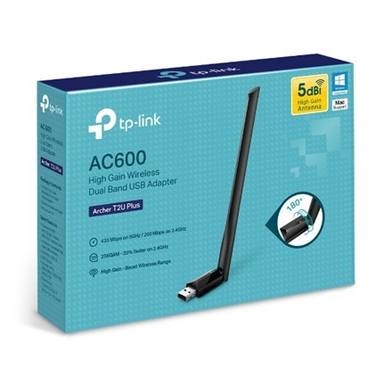 TP-LINK TP-LINK | Karta sieciowa | IEEE 802.11b | IEEE 802.11a | IEEE 802.11g | IEEE 802.11n | IEEE 802.11ac | USB 2.0