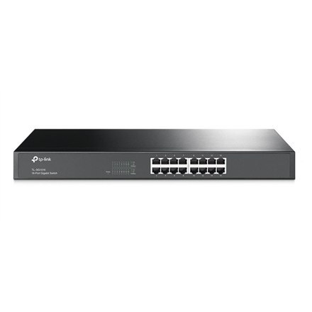 TP-LINK TP-LINK | Przełącznik | TL-SG1016 | Niezarządzalny | Do montażu w szafie | Ilość portów 1 Gb/s (RJ-45) 16 | Ilość portów PoE | T