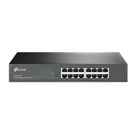 TP-LINK TP-LINK | Przełącznik | TL-SG1016DE | Zarządzalny przez sieć | Możliwość montażu w szafie | Ilość portów 1 Gb/s (RJ-45) 16 | Ilo