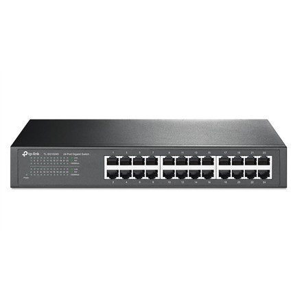 TP-LINK TP-LINK | Przełącznik | TL-SG1024D | Niezarządzalny | Biurkowy/do montażu w szafie | Ilość portów 1 Gb/s (RJ-45) 24 | Ilość port