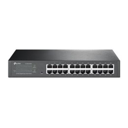 TP-LINK TP-LINK | Przełącznik | TL-SG1024DE | Zarządzalny przez sieć | Możliwość montażu w szafie | Ilość portów 1 Gb/s (RJ-45) 24 | Ilo