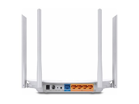 TP-LINK TP-LINK | Router | Archer C50 | 802.11ac | 300+867 Mbit/s | 10/100 Mbit/s | Porty Ethernet LAN (RJ-45) 4 | Obsługa sieci mesh Ni