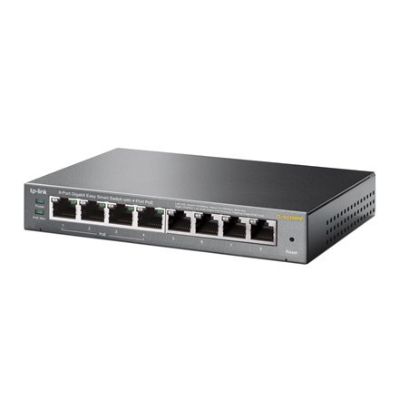 TP-LINK TP-LINK | Smart Switch | TL-SG108PE | Web Managed | Desktop | Porty 1 Gb/s (RJ-45) w ilości 4 | Porty PoE w ilości 4 | Porty PoE