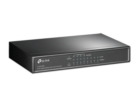 TP-LINK TP-LINK | Switch | TL-SG1008P | Niezarządzalny | Desktop | Porty 1 Gb/s (RJ-45) w liczbie 8 | Porty PoE w liczbie 4 | Typ zasila