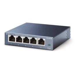 TP-LINK TP-LINK | Switch | TL-SG105 | Niezarządzalny | Desktop | Porty 1 Gb/s (RJ-45) ilość 5 | Typ zasilania Zewnętrzny | 24 miesiące
