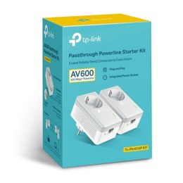 TP-LINK TP-LINK | Zestaw startowy Passthrough Powerline 600 | TL-PA4010P KIT | 10/100 Mbit/s | Porty Ethernet LAN (RJ-45) 1 | Prędkość t