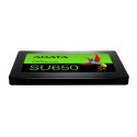 ADATA ADATA | Ultimate SU650 | 256 GB | Format dysku SSD 2,5" | Interfejs SSD SATA 6 Gb/s | Prędkość odczytu 520 MB/s | Prędkość zapis