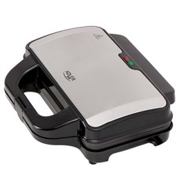 Adler Adler | AD 3043 | Opiekacz do kanapek | 900 W | Liczba talerzy 1 | Liczba ciastek 2 | Czarny
