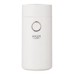 Adler Adler | AD 4446ws | Młynek do kawy | 150 W | Pojemność ziaren kawy 75 g | Liczba filiżanek szt. | Biały