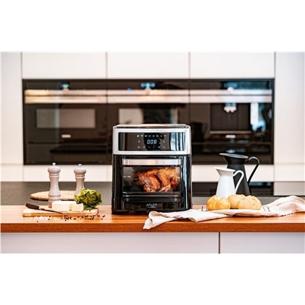 Adler Adler | AD 6309 | Airfryer Oven | Moc 1700 W | Pojemność 13 L | Stal nierdzewna/czarny