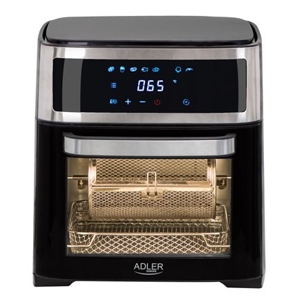 Adler Adler | AD 6309 | Airfryer Oven | Moc 1700 W | Pojemność 13 L | Stal nierdzewna/czarny
