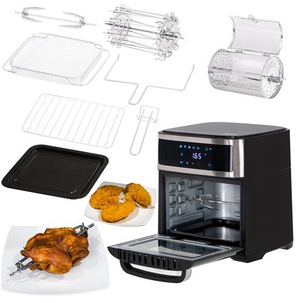 Adler Adler | AD 6309 | Airfryer Oven | Moc 1700 W | Pojemność 13 L | Stal nierdzewna/czarny
