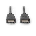 Digitus Digitus | HDMI High Speed with Ethernet | Męski | 19-pinowy HDMI typ A | Męski | 19-pinowy HDMI typ A | 3 m | Czarny