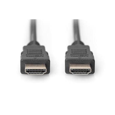 Digitus Digitus | HDMI High Speed with Ethernet | Męski | 19-pinowy HDMI typ A | Męski | 19-pinowy HDMI typ A | 3 m | Czarny