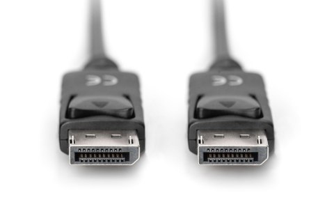 Digitus Digitus | Kabel DisplayPort | Męski | 20-pinowy DisplayPort | Męski | 20-pinowy DisplayPort | 1 m | Czarny