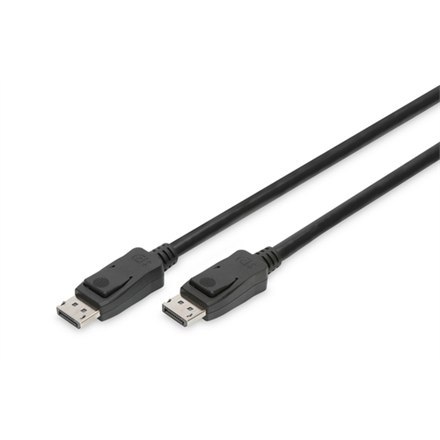 Digitus Digitus | Kabel DisplayPort | Męski | 20-pinowy DisplayPort | Męski | Czarny | 20-pinowy DisplayPort | 1 m