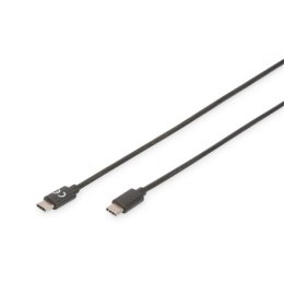 Digitus Digitus | Kabel USB-C | Męski | 24-pinowy USB-C | Męski | Czarny | 24-pinowy USB-C | 1 m