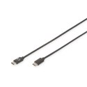 Digitus Digitus | Kabel USB-C | Męski | 24-pinowy USB-C | Męski | Czarny | 24-pinowy USB-C | 1 m