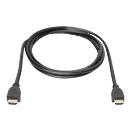 Digitus Digitus | Męski | 19-pinowy HDMI Typ A | Męski | 19-pinowy HDMI Typ A | 2 m | Czarny