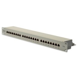 Digitus Digitus | Patch Panel | DN-91524S | Biały | Kategoria: CAT 5e; Porty: 24 x RJ45; Wytrzymałość: 7,7 kg; Siła wkładania: maks. 30 