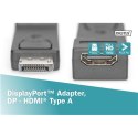 Digitus Digitus | Żeńskie | 19-pinowe HDMI typu A | Męskie | 20-pinowe DisplayPort | Czarne