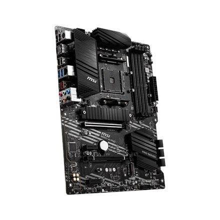 MSI MSI | B550-A PRO | Rodzina procesorów AMD | Gniazdo procesora AM4 | DDR4 DIMM | Gniazda pamięci 4 | Obsługiwane interfejsy dyskó