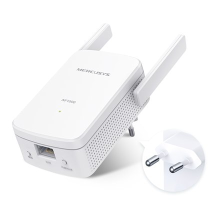 Mercusys Mercusys | AV1000 Gigabit Powerline Wi-Fi Kit | MP510 KIT | 1000 Mbit/s | Porty Ethernet LAN (RJ-45) 1 | 802.11n