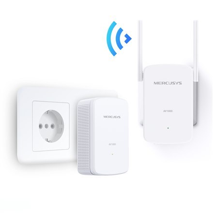 Mercusys Mercusys | AV1000 Gigabit Powerline Wi-Fi Kit | MP510 KIT | 1000 Mbit/s | Porty Ethernet LAN (RJ-45) 1 | 802.11n