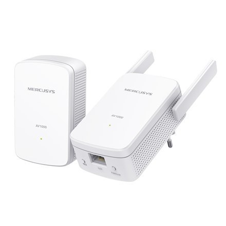 Mercusys Mercusys | AV1000 Gigabit Powerline Wi-Fi Kit | MP510 KIT | 1000 Mbit/s | Porty Ethernet LAN (RJ-45) 1 | 802.11n