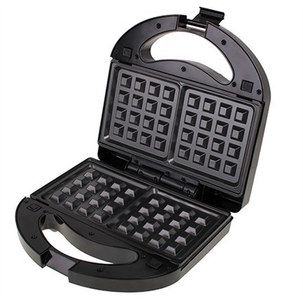 Mesko Opiekacz 3 w 1 Mesko MS 3045 | Moc 750 W | Liczba płyt 3 | Liczba foremek 2 | Średnica | Kolor Czarny/Srebrny