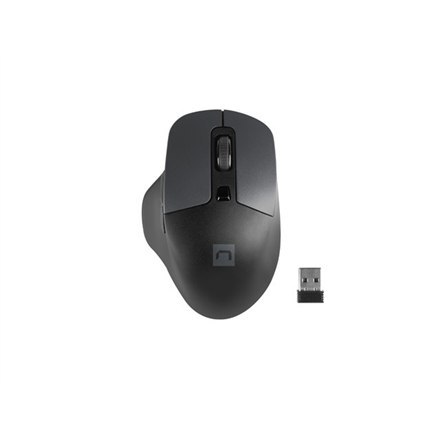Natec Mysz Natec, BlackBird 2, cicha, bezprzewodowa, 1600 DPI, optyczna, czarna Natec | Mysz | optyczna | bezprzewodowa | czarna/szara