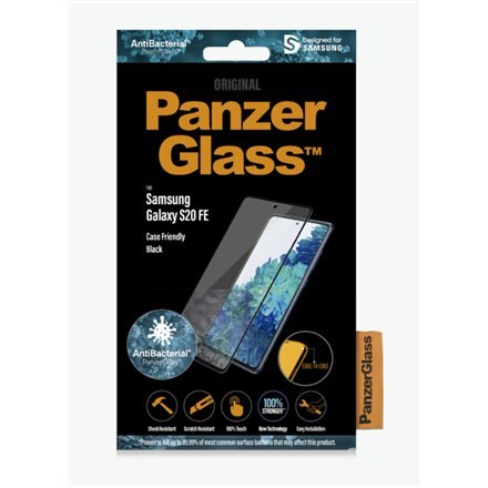 PanzerGlass PanzerGlass | Ochraniacz ekranu - szkło | Samsung Galaxy S20 FE, S20 FE 5G | Szkło hartowane | Czarny | Przezroczysty