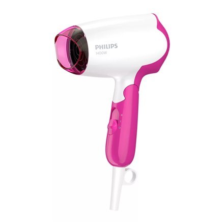 Philips Philips | Suszarka do włosów | BHD003/00 | 1400 W | Liczba ustawień temperatury 2 | Biały/różowy