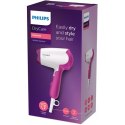 Philips Philips | Suszarka do włosów | BHD003/00 | 1400 W | Liczba ustawień temperatury 2 | Biały/różowy