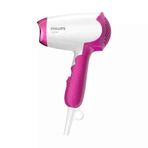 Philips Philips | Suszarka do włosów | BHD003/00 | 1400 W | Liczba ustawień temperatury 2 | Biały/różowy