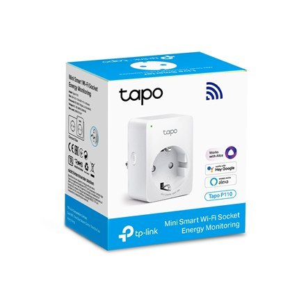 TP-LINK TP-LINK | Tapo P110 | Mini inteligentne gniazdo Wi-Fi | Biały