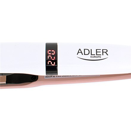 Adler Adler | Prostownica do włosów | AD 2321 | Gwarancja 24 miesiące | Ceramiczny system grzewczy | Wyświetlacz LCD | Temperatura (mi