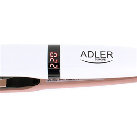 Adler Adler | Prostownica do włosów | AD 2321 | Gwarancja 24 miesiące | Ceramiczny system grzewczy | Wyświetlacz LCD | Temperatura (mi