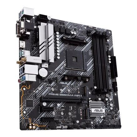 Asus Asus | PRIME B550M-A WIFI II | Rodzina procesorów AMD | Gniazdo procesora AM4 | DDR4 DIMM | Gniazda pamięci 4 | Obsługiwane inte