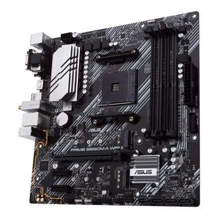 Asus Asus | PRIME B550M-A WIFI II | Rodzina procesorów AMD | Gniazdo procesora AM4 | DDR4 DIMM | Gniazda pamięci 4 | Obsługiwane inte