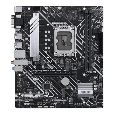 Asus Asus | PRIME H610M-A WIFI D4 | Rodzina procesorów Intel | Gniazdo procesora LGA1700 | DDR4 DIMM | Gniazda pamięci 2 | Obsługiwan