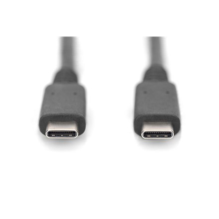 Digitus Digitus | Kabel USB-C | Męski | 24-pinowy USB-C | Męski | Czarny | 24-pinowy USB-C | 0,8 m