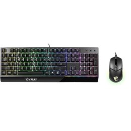 MSI MSI Vigor GK30 COMBO US MSI | Vigor GK30 COMBO | Zestaw klawiatura i mysz | Podświetlenie LED RGB | US | Przewodowy