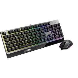 MSI MSI Vigor GK30 COMBO US MSI | Vigor GK30 COMBO | Zestaw klawiatura i mysz | Podświetlenie LED RGB | US | Przewodowy