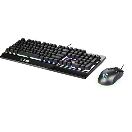 MSI MSI Vigor GK30 COMBO US MSI | Vigor GK30 COMBO | Zestaw klawiatura i mysz | Podświetlenie LED RGB | US | Przewodowy